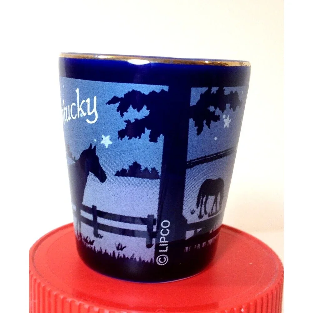 Vintage Souvenir Kentucky Shot Glass Whiskey